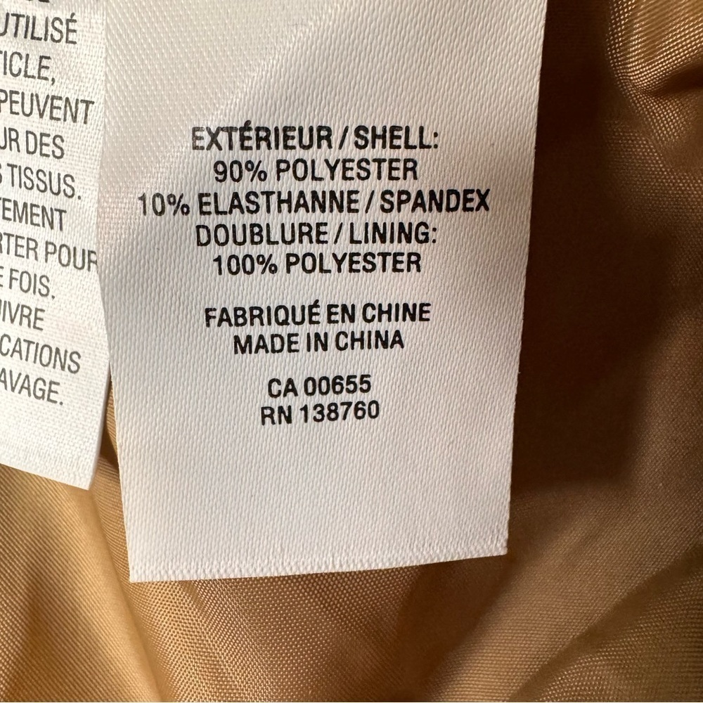 Reitman's Tan Faux Suede Button Down Mini Skirt Size 2x - Picture 13 of 14